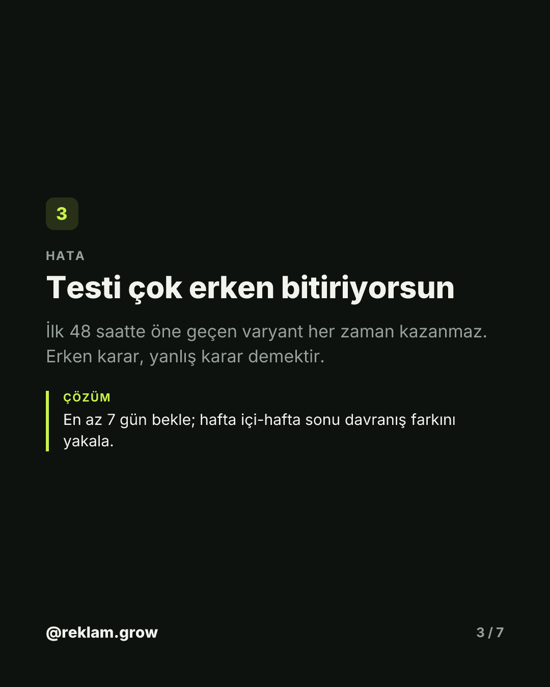 5 hata testini anlamsız kılıyor. — slayt 3