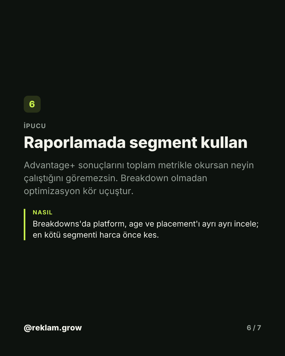 Otomasyona bırakınca bütçen kaybolur. — slayt 6