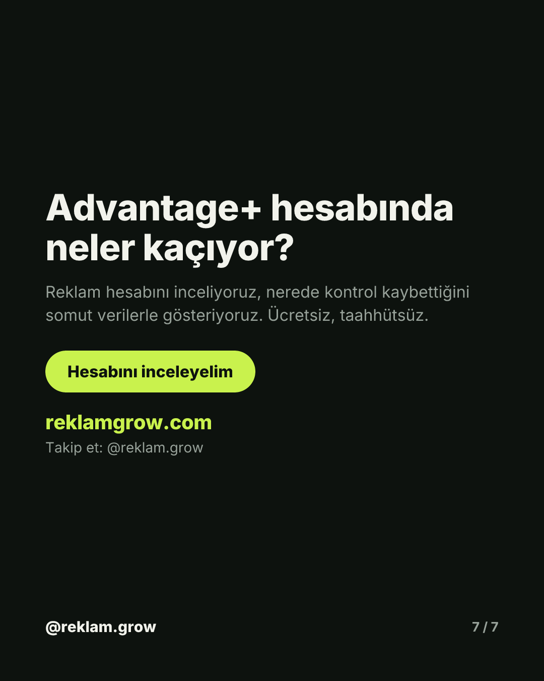 Otomasyona bırakınca bütçen kaybolur. — slayt 7