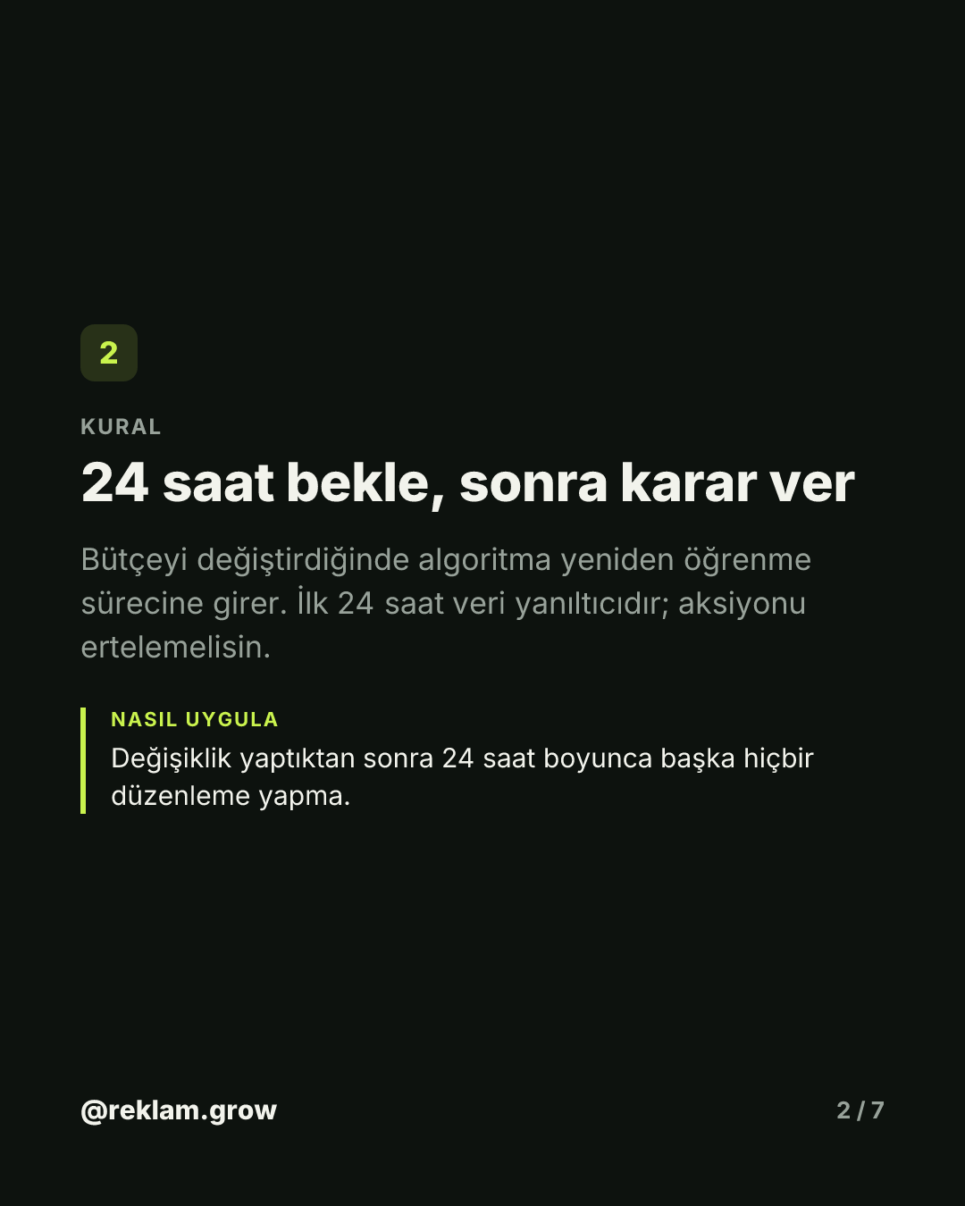 Kazanan seti büyütürken öldürüyorsun — slayt 2