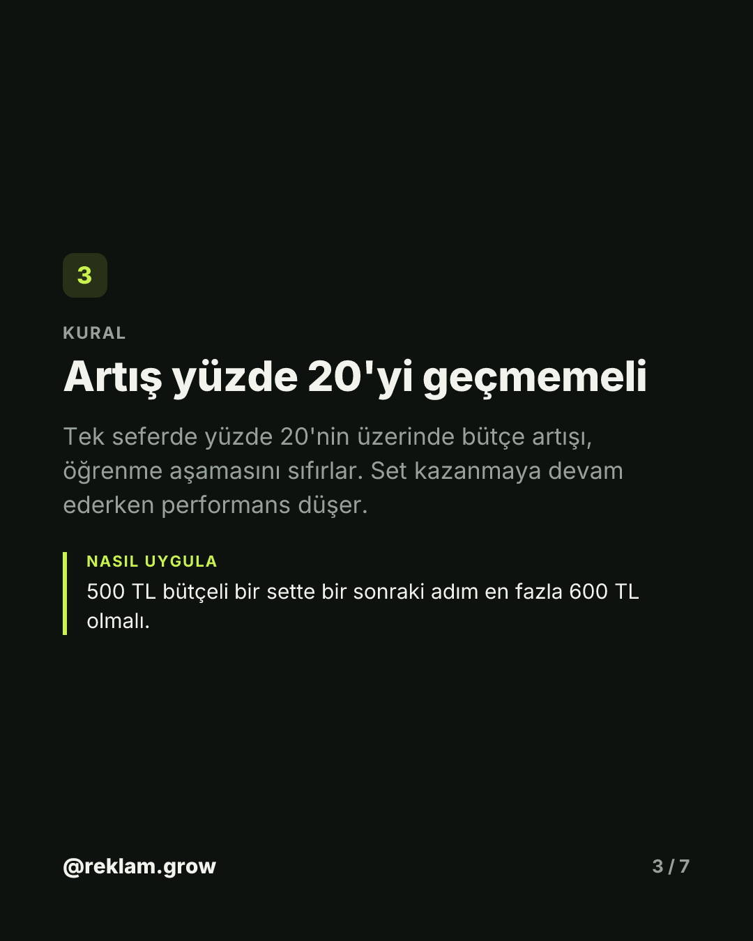 Kazanan seti büyütürken öldürüyorsun — slayt 3
