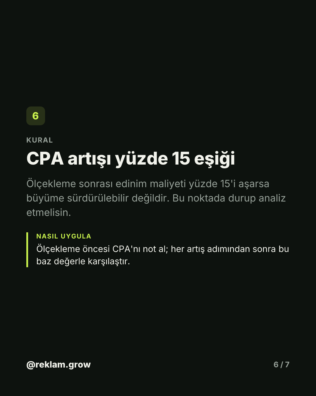 Kazanan seti büyütürken öldürüyorsun — slayt 6