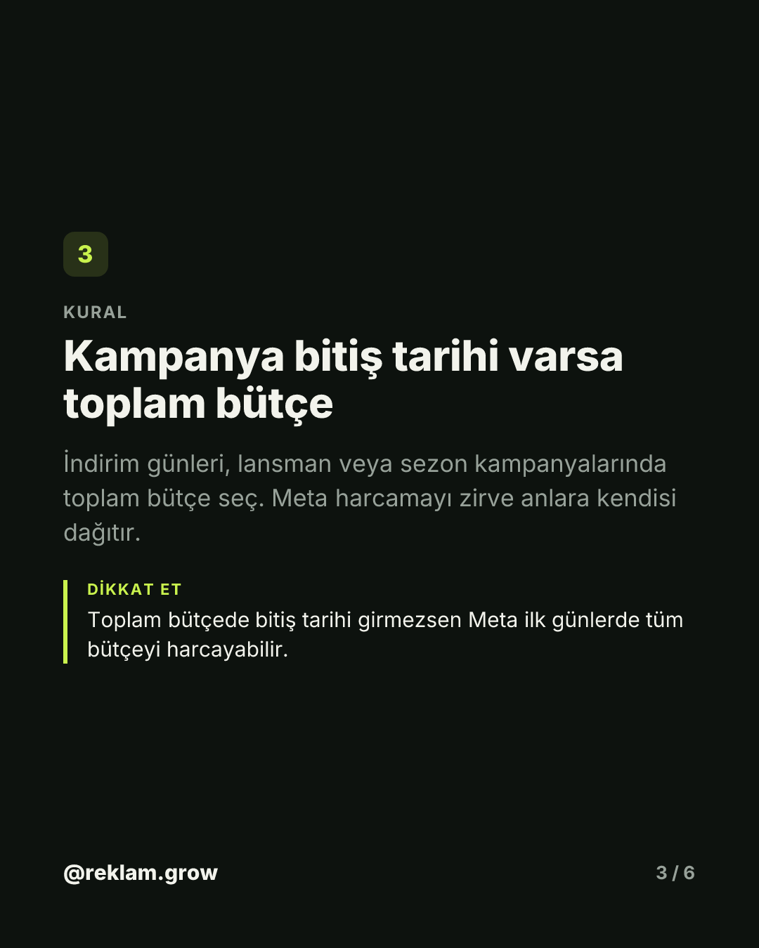 Yanlış bütçe tipi parayı yakıyor. — slayt 3