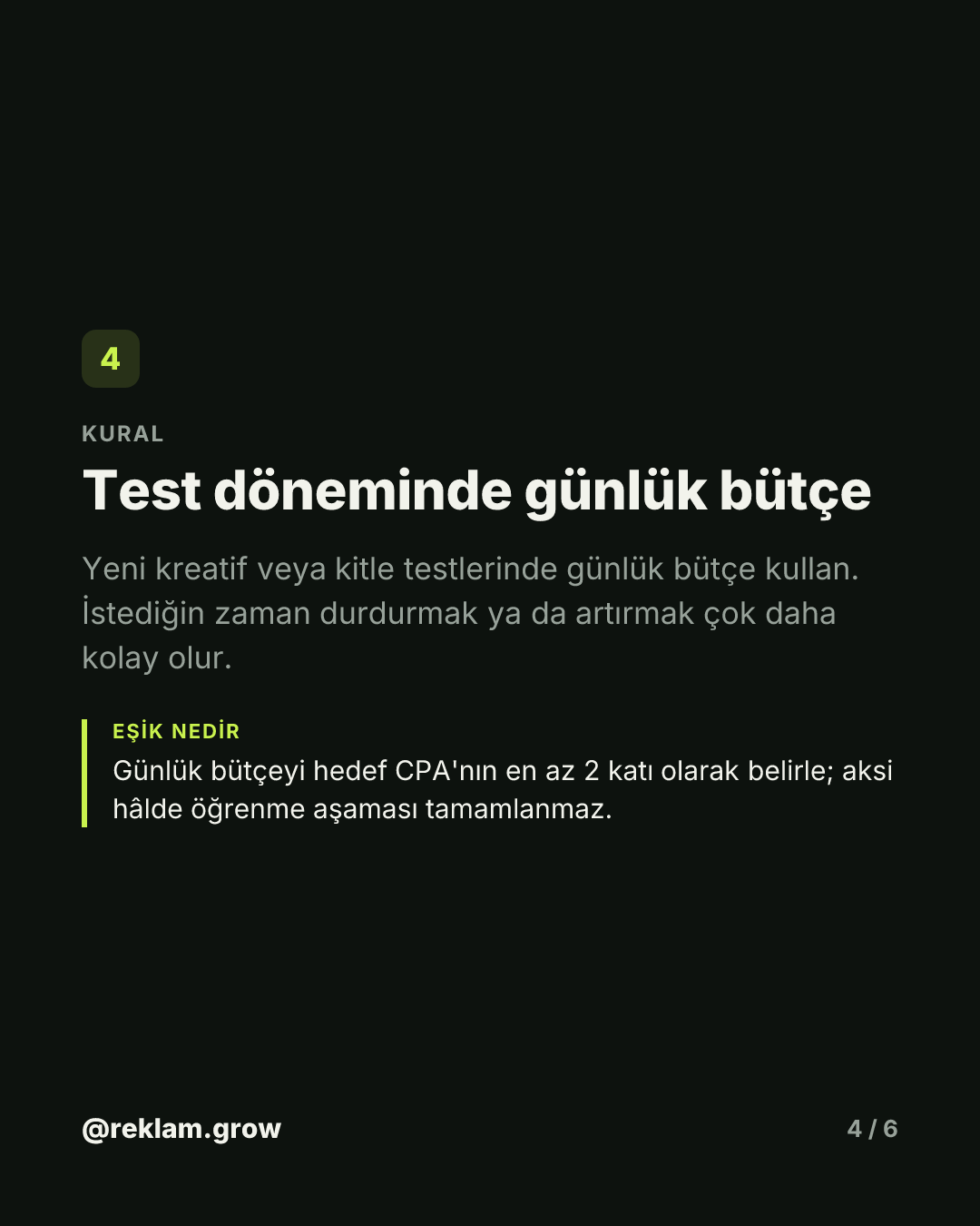 Yanlış bütçe tipi parayı yakıyor. — slayt 4