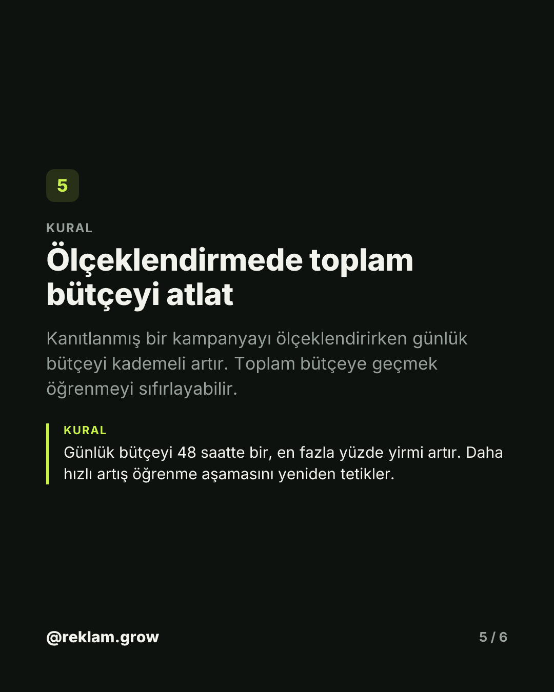 Yanlış bütçe tipi parayı yakıyor. — slayt 5