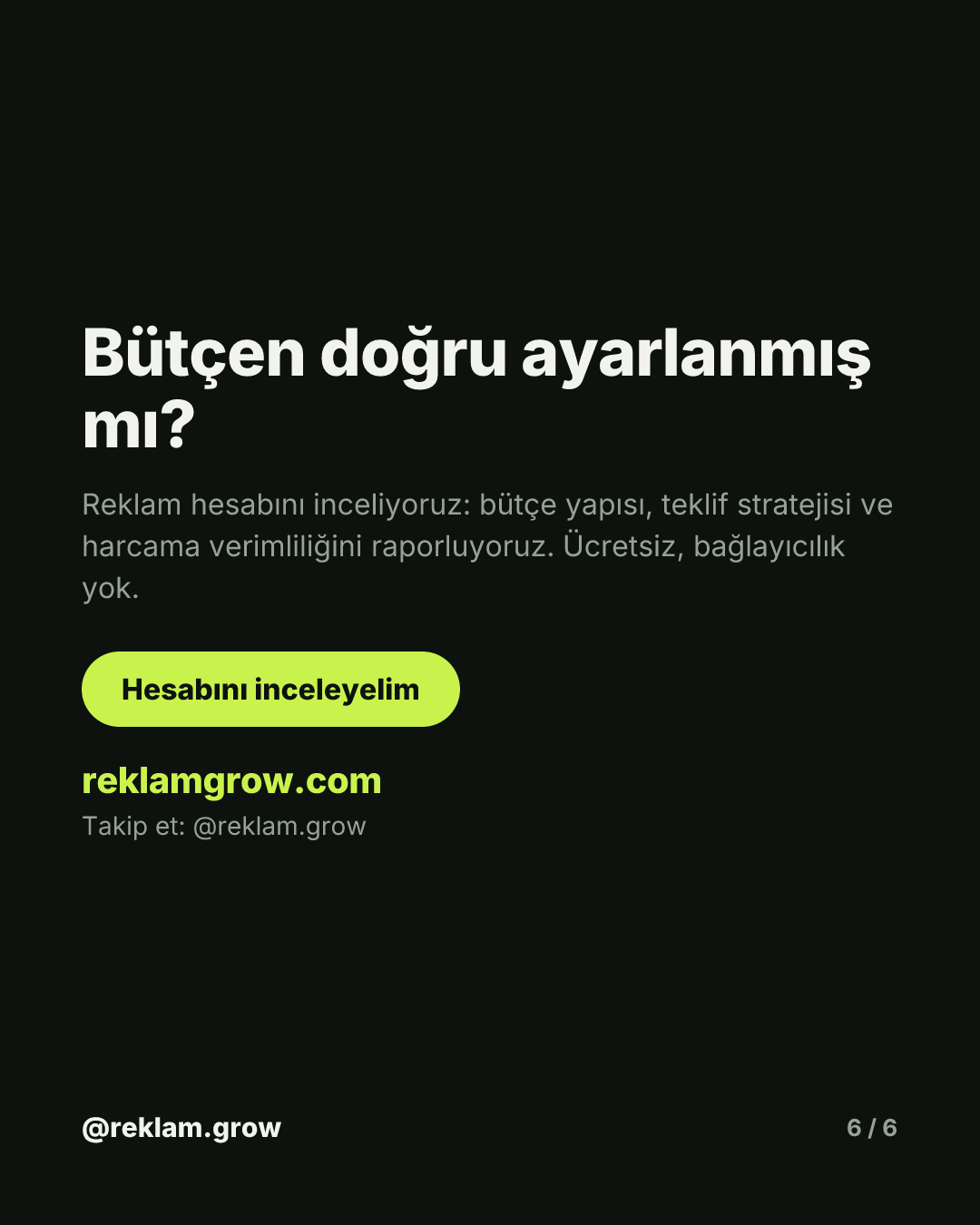 Yanlış bütçe tipi parayı yakıyor. — slayt 6