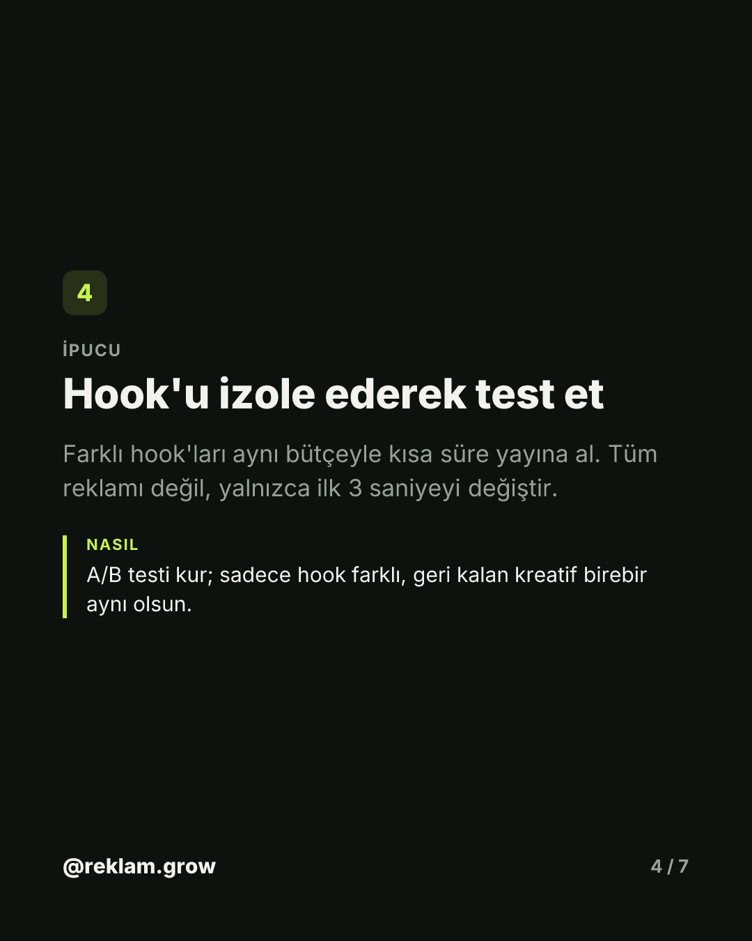 3 saniyede biten reklamın 5 ortak hatası — slayt 4