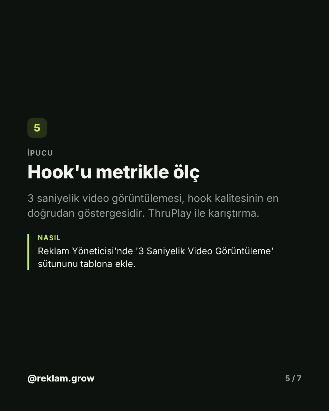 3 saniyede biten reklamın 5 ortak hatası — slayt 5