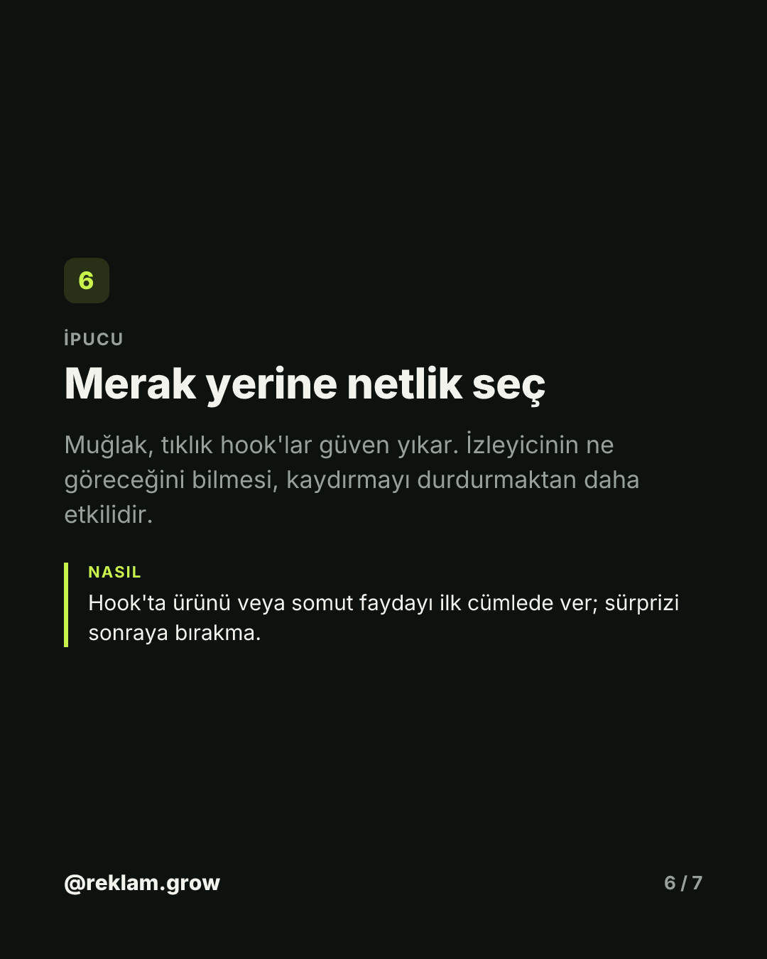 3 saniyede biten reklamın 5 ortak hatası — slayt 6