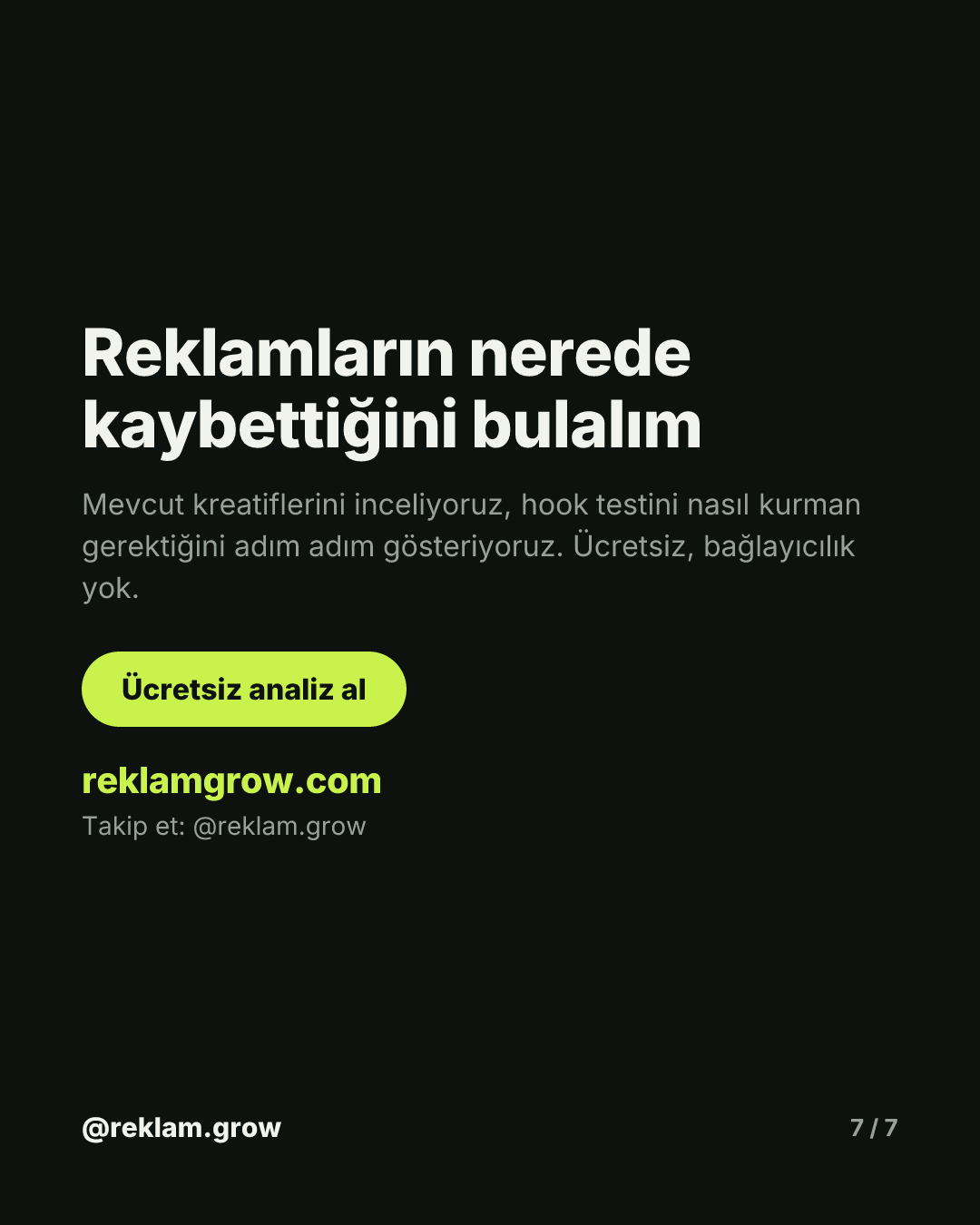 3 saniyede biten reklamın 5 ortak hatası — slayt 7