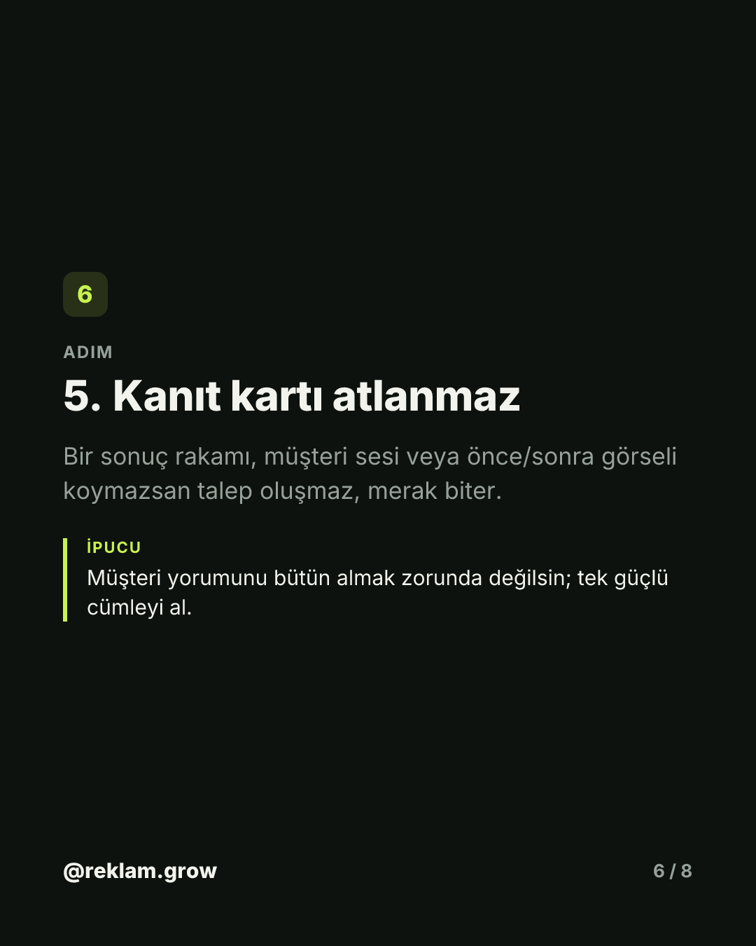 Çoğu carousel kaydırılır, satın alınmaz. — slayt 6