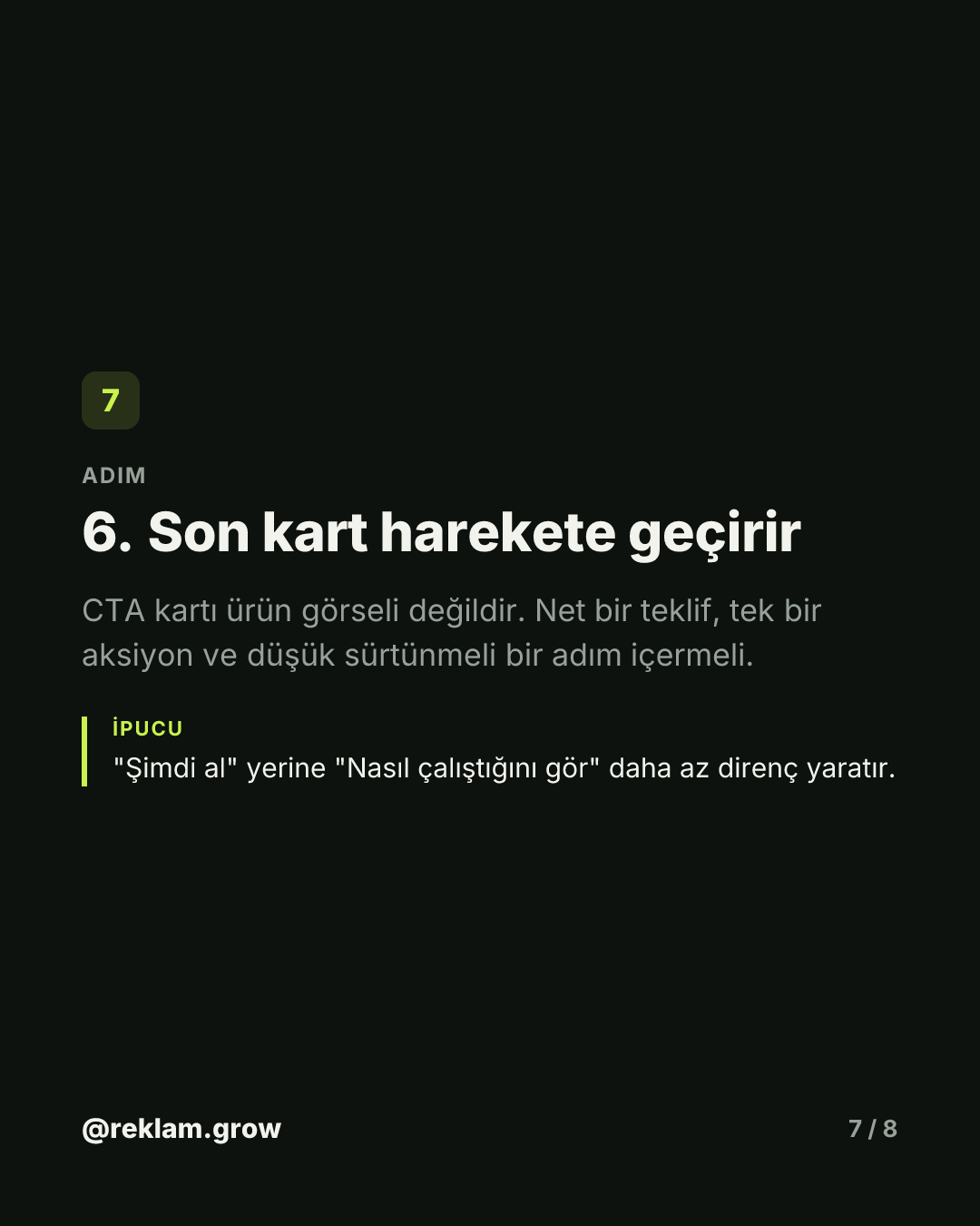 Çoğu carousel kaydırılır, satın alınmaz. — slayt 7