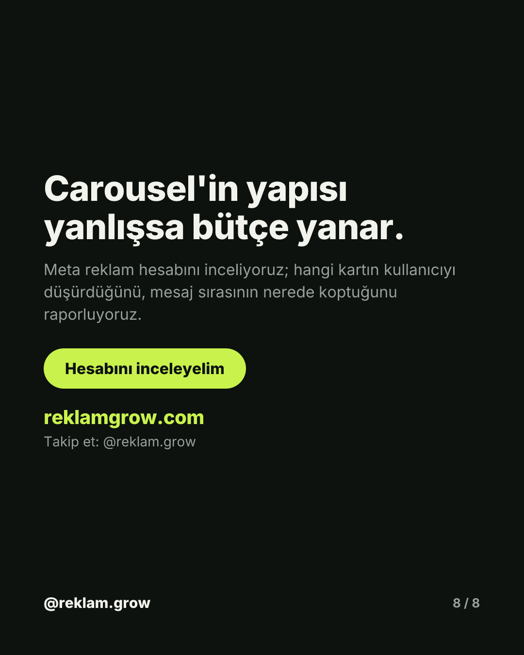 Çoğu carousel kaydırılır, satın alınmaz. — slayt 8