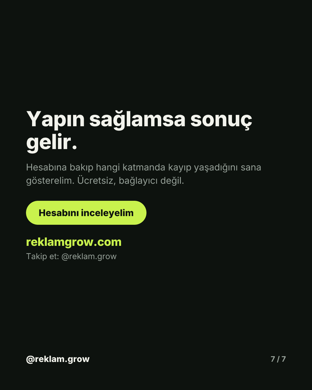 Yanlış katmana dokunuyorsun, para gidiyor. — slayt 7