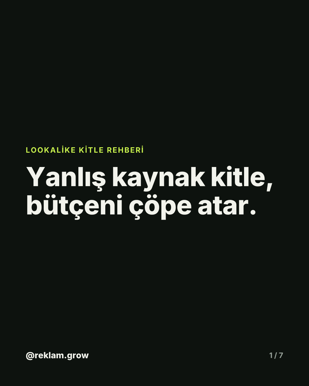 Yanlış kaynak kitle, bütçeni çöpe atar.