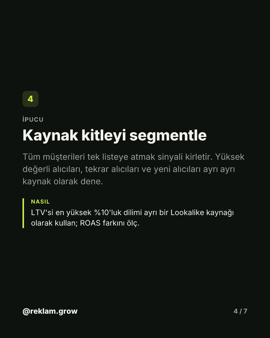 Yanlış kaynak kitle, bütçeni çöpe atar. — slayt 4