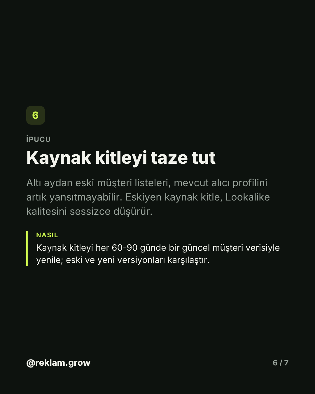 Yanlış kaynak kitle, bütçeni çöpe atar. — slayt 6