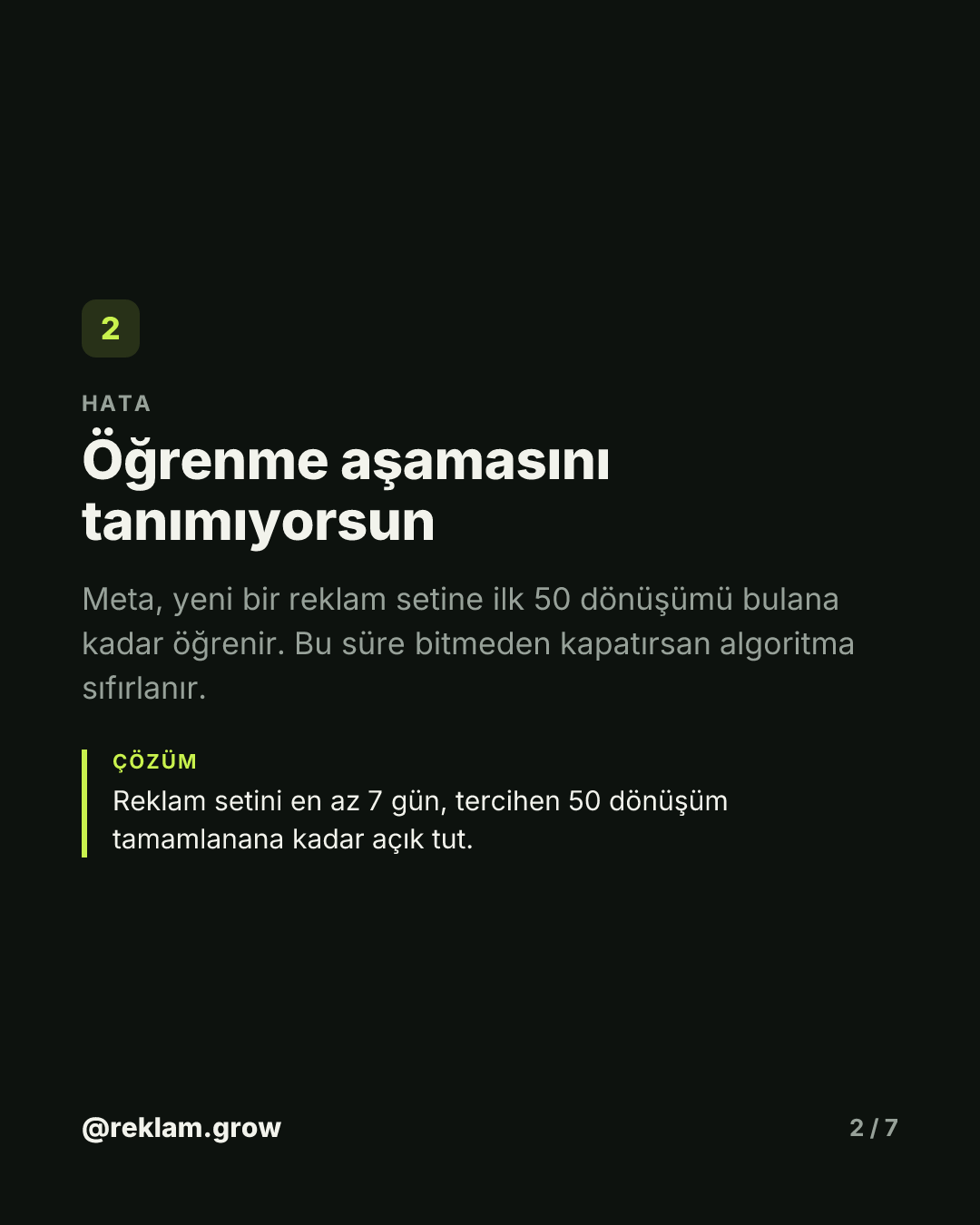 Reklamı erken kapatmak seni mahvediyor. — slayt 2