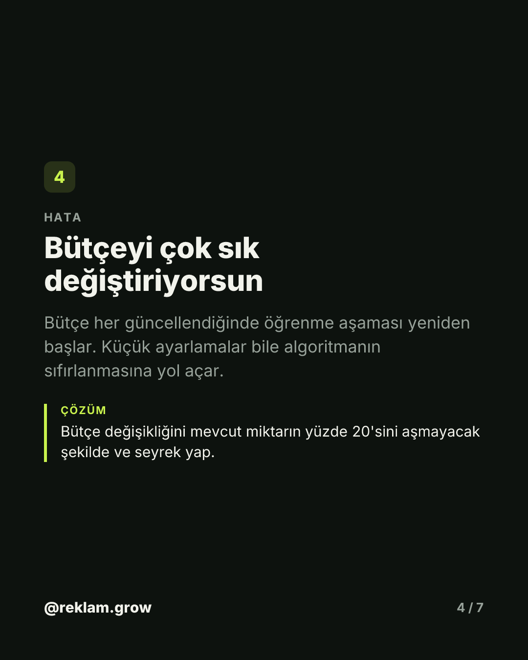 Reklamı erken kapatmak seni mahvediyor. — slayt 4