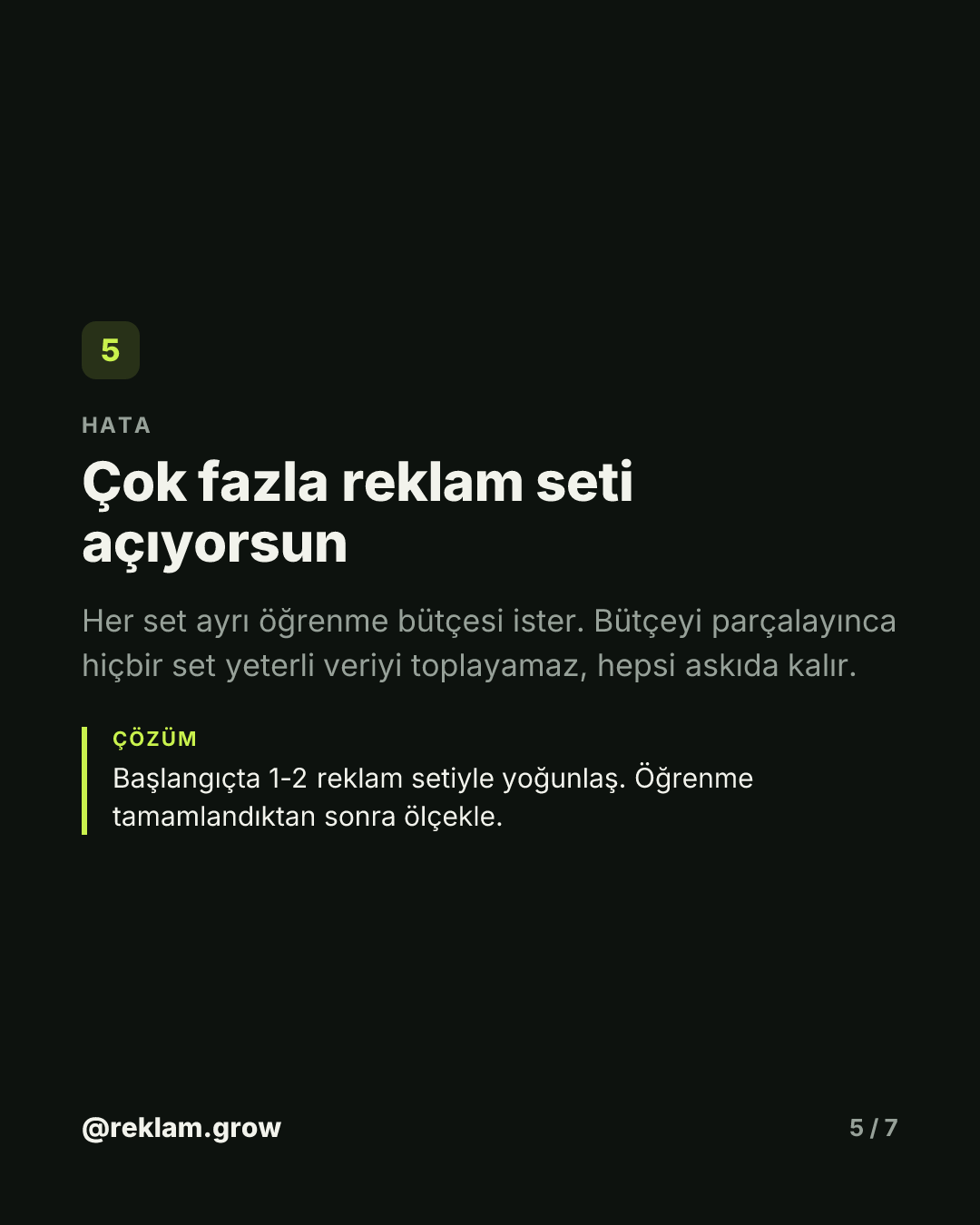 Reklamı erken kapatmak seni mahvediyor. — slayt 5