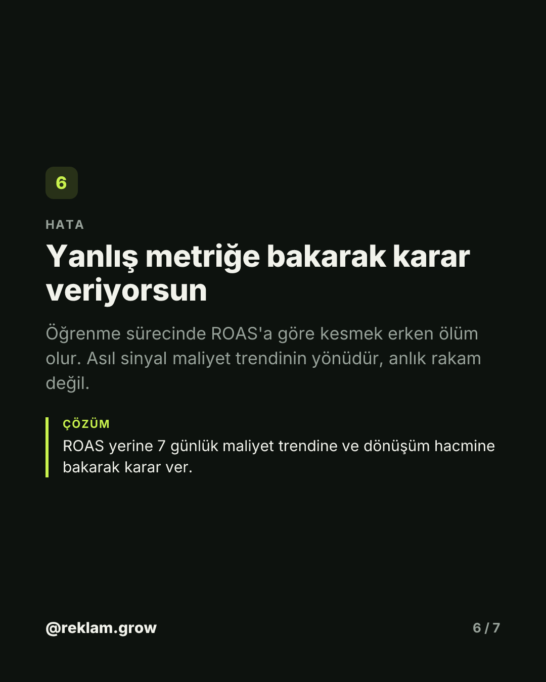 Reklamı erken kapatmak seni mahvediyor. — slayt 6