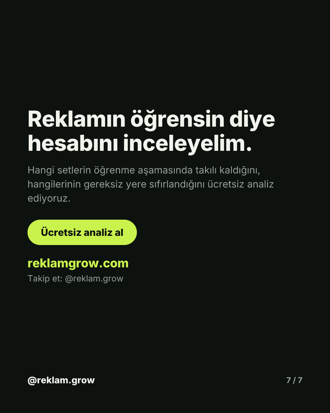 Reklamı erken kapatmak seni mahvediyor. — slayt 7
