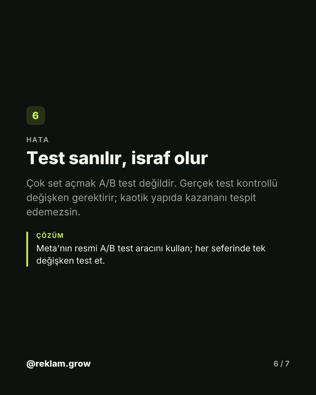 5 set, 1 kitle: paranı sen yiyorsun. — slayt 6
