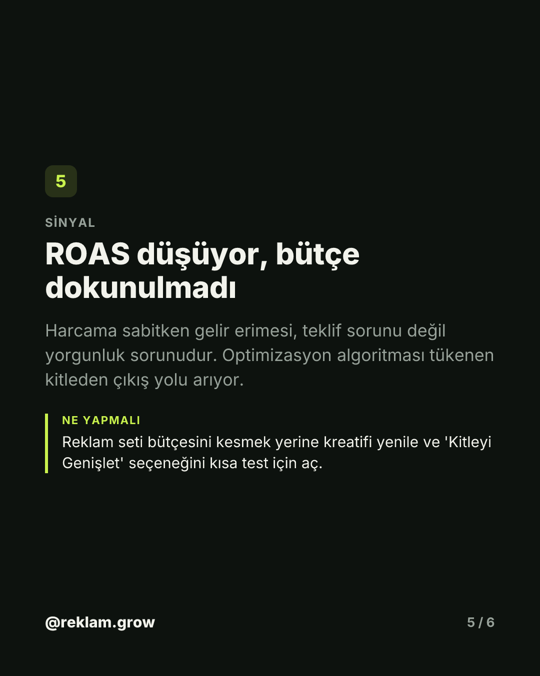 Frekans 3'ü geçince para yakmaya başlar. — slayt 5